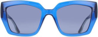Karl Lagerfeld KL6143S N 400 Womens Sunglasses Blue Size 53