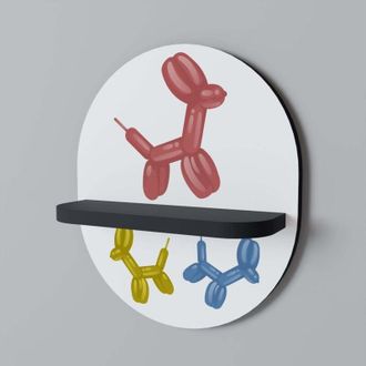 OEM Estanter&iacute;a Ovalada Negra Recuerdo De La Infancia