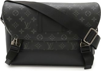 Louis Vuitton Monogram Eclipse Black Gray Monogram Eclipse Shoulder Bag (Pre-Owned)