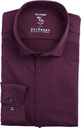 Olymp Olymp, Heren, Overhemden, Rood, Maat: 3XL