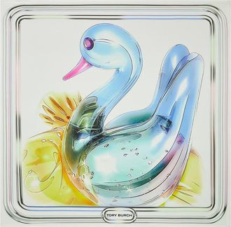 Tory Burch Womens Lucky Duck Silk Scarf, One Size