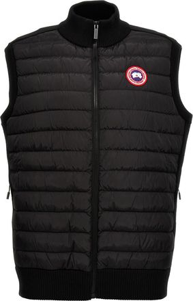 Canada Goose Black Quilted Logo Jacket