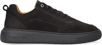 Cycleur de Luxe Zwarte Sneaker Roubaix Stijlvol Ontwerp - Heren - Sneakers - Zwart - 45 EU - Leer - Schoenen