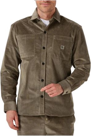 The Goodpeople Jassen, Heren, Groen, S, Snewy Overshirt