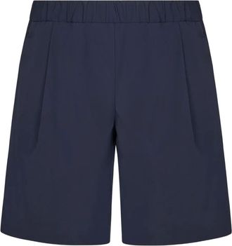 Herno Shorts con vita elasticizzata - Blu