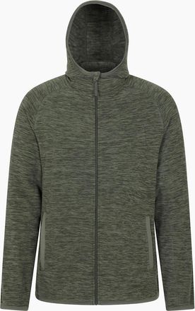 Mountain Warehouse Mens Mountain Warehouse Mens Snowdon II Full Zip Hoodie - Green - Size: 34