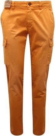 Mason's Cargo Broek - Heren - Slim Fit Broeken - Oranje - S - Katoen - Broeken