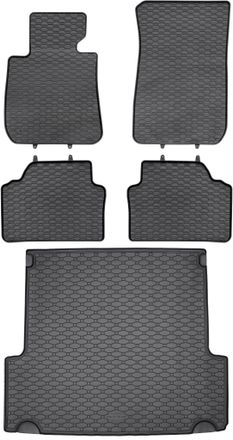 OEM Bmw Serie 3 E91 Familiar/touring (2004-2011) - Juego De Alfombrillas De Goma Para Coche + Alfombrilla Para Maletero