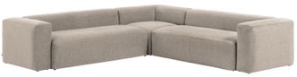 K Home Xl Ecksofa Klocks mit Stoffbezug 320 x 320 cm - Beige