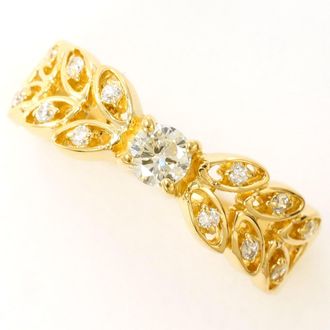 C&A Yellow Gold Yellow Gold (18K) Band Ring (Pre-Owned)
