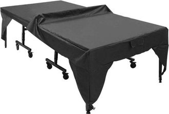 OEM Funda Para Mesa De Ping Pong, Plegable, Impermeable, De Poli&eacute;ster, Para Interior Y Exterior, Color Negro, 280 X 153 X 73 Cm