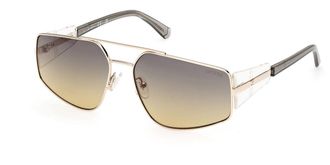 Guess GU00091 32P Mens Sunglasses Gold Size 61