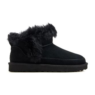 UGG Klassieke Ultra Mini Chalet Boot - Dames - Schoenen - Zwart - Maat: 35 EU Leer