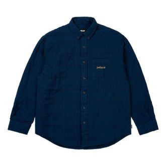 Palace Seer Patch Oxford Shirt Navy P31SHT006