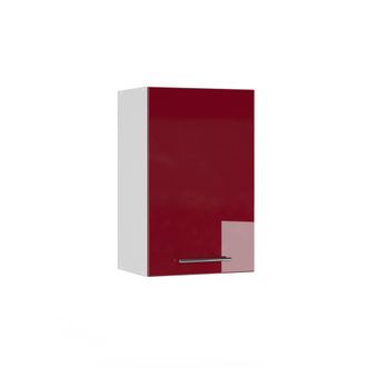 Vicco Estantes De Ba&ntilde;o Fame-line, Rojo Burdeos Alto Brillo, 45 X 72 Cm