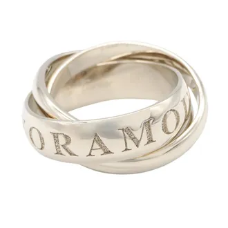 Cartier Silver White Gold (18K) Band Ring (Pre-Owned)