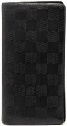 Louis Vuitton Pre-owned Wallets, female, Black, Size: ONE SIZE Pre-owned Brazza Wallet