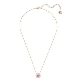 Swarovski Una:ketting Czre/Cry/Ros 5279421 - Dames - Kettingen - Roze - ONE Size - Accessoires