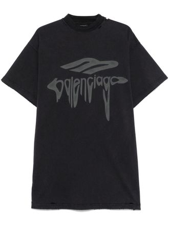 【BALENCIAGA】Black Stretch Nylon Top Balenciaga Black Stretch Nylon Crop Top from $356.00 - on