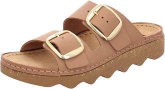 Rohde Slippers - Dames - Schoenen - Beige - Maat: 40 EU Leer