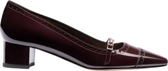 Parall&egrave;le Basil Pump - Dames - Pumps - Rood - 41 EU - Leer - Schoenen