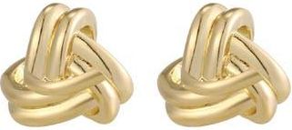 Adornia 14K Gold Plated Knot Stud Earrings at Nordstrom Rack