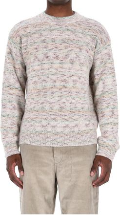 A.P.C. Multicolor wollen trui Bastian - Heren - Ronde hals truien - Veelkleurig - M - Wol - Truien & Vesten