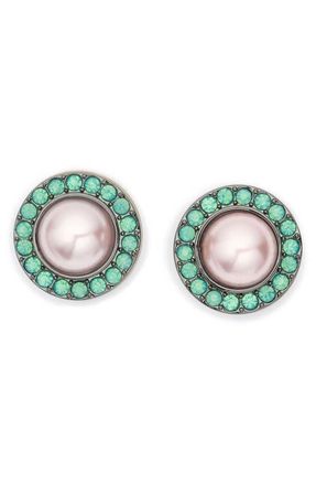 Kurt Geiger Octavia Faux Pearl Stud Earrings in Multi at Nordstrom