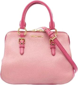 Miu Miu Pre-owned Borsa 2way Madras - - Pre-owned - Donna - Rosa - ONE SIZE