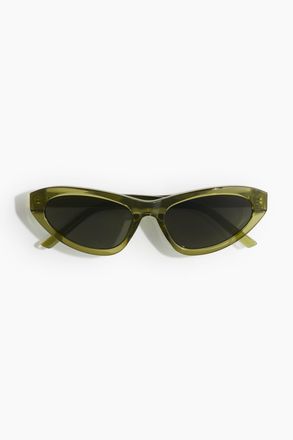 H&M Cat-Eye-Sonnenbrille - Green
