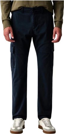 Aeronautica Pantaloni dritti - - Trousers - Uomo - Blu - L