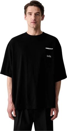 Undercover Tops, Heren, Zwart, L, Katoen, Pocket T-Shirt