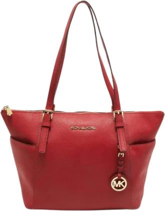 Michael Kors Pre-owned Leather totes - Dames - Vintage Shopper - Rood - ONE Size - Vintage