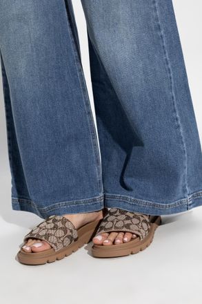 Coach Brynn Slides, Womens, Brown