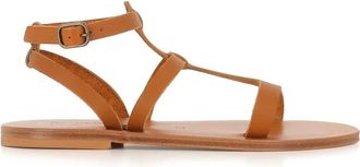 K.Jacques Alaric Sandalen - Dames - Sandalen - Bruin - 37 EU - Leer - Schoenen