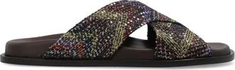Missoni Slippers met patroon - Dames - Sandalen - Bruin - 38 EU - Schoenen