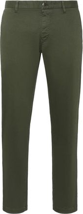 Philipp Plein Broeken, Heren, Groen, 3Xl, Leer, Lange Getailleerde Broek