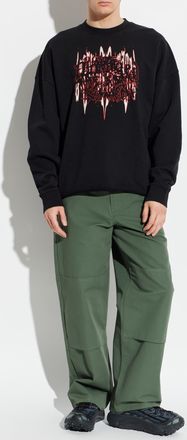 44 Label Group Sweatshirt With Logo, Mens, Black