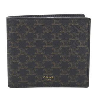 Celine Pre-owned Portemonnee (bi-fold) - Heren - Pre-owned - Zwart - Maat: ONE Size