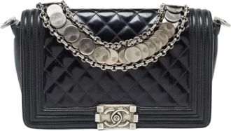 Chanel Pre-owned Leather chanel-bags - Dames - Vintage Clutch - Zwart - ONE Size - Vintage