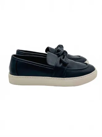 Corkys Footwear Womens Why Knot Slip On Loafer In Black