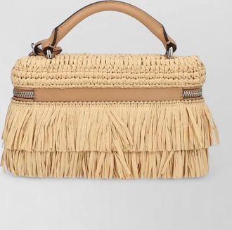 Michael Kors shoulder bag decorative bow fringe handle