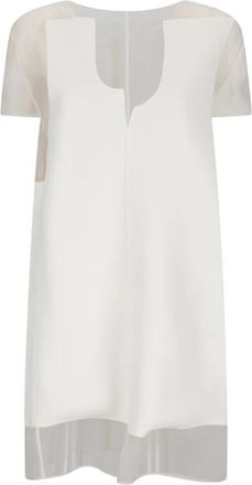 Khaite Winona Dress - Dames - Korte kleedjes - Roze - XS - Polyester - Kleedjes