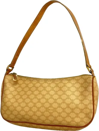Celine Beige Pvc Pouch (Pre-Owned)