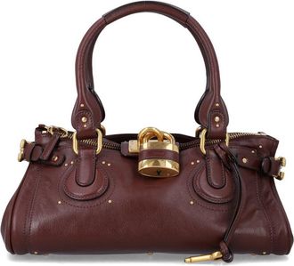 Chloé Paddington Bag In Grained Buffalo Leather