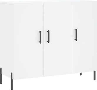 vidaXL Sideboard White 90x34x80 cm Engineered Wood Vidaxl