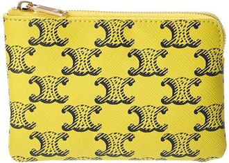 Celine Celine Triomphe Canvas Coin Purse