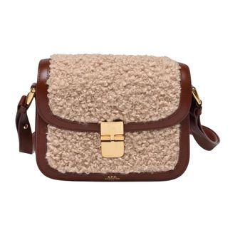 A.P.C. A.p.c., Dames, Tassen, Bruin, Maat: ONE Size Leer