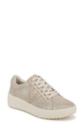 Vionic Kearny Platform Sneaker in Gold Met Leather at Nordstrom Rack, Size 9.5