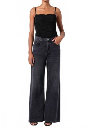A Gold E Dame High Rise Wide Leg Jean In Hitch